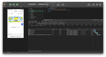 WeChat <web-view> component sample running in WeChat DevTools
